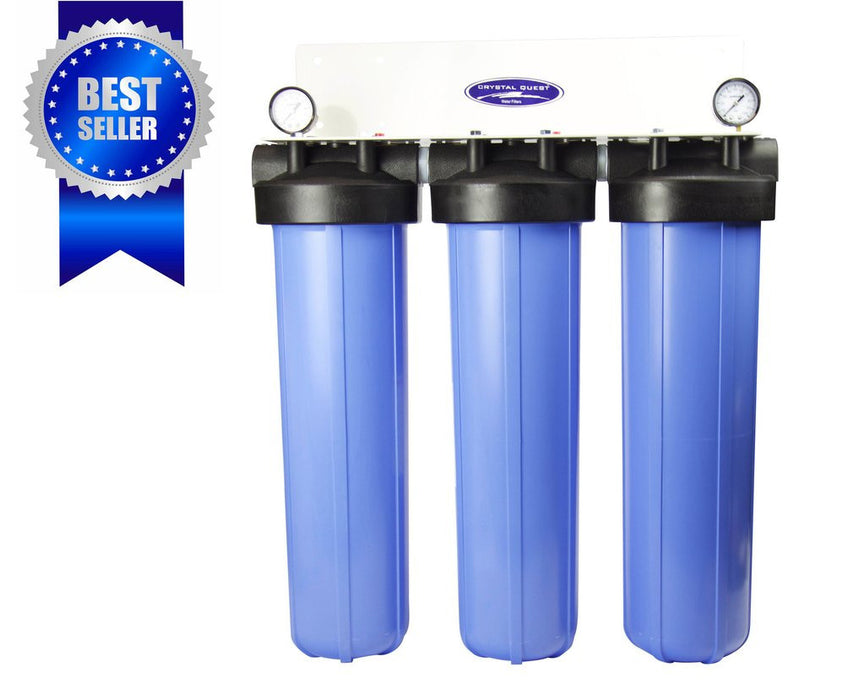 Crystal Quest, Crystal Quest Whole House Compact Water Filter Triple Smart Series, , Easy Eco Supply